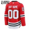 Lapsille NHL Chicago Blackhawks Pelipaita Custom Fanatics Centennial Premium 2025-26 Punainen