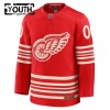 Lapsille NHL Detroit Red Wings Pelipaita Custom Fanatics Centennial Premium 2025-26 Punainen