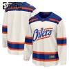 Lapsille NHL Edmonton Oilers Pelipaita Custom Fanatics Premium 2025-26 Kolmas Valkoinen