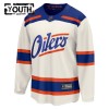 Lapsille NHL Edmonton Oilers Pelipaita Custom Fanatics Premium 2025-26 Kolmas Valkoinen