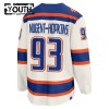 Lapsille NHL Edmonton Oilers Pelipaita Fanatics Premium Ryan Nugent-Hopkins 2025-26 Kolmas Valkoinen