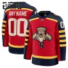 Lapsille NHL Florida Panthers Pelipaita Custom Fanatics Premium 2025-26 Winter Classic Punainen