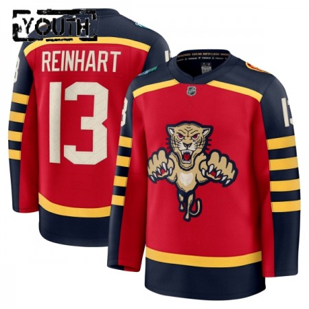 Lapsille NHL Florida Panthers Pelipaita Fanatics Premium Sam Reinhart 2025-26 Winter Classic Punainen