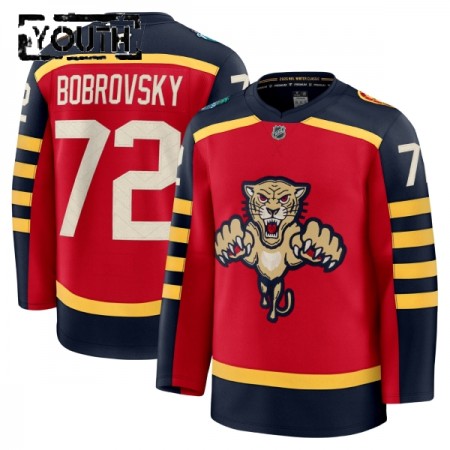 Lapsille NHL Florida Panthers Pelipaita Fanatics Premium Sergei Bobrovsky 2025-26 Winter Classic Punainen