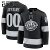 Lapsille NHL Los Angeles Kings Pelipaita Custom Fanatics Premium 2025-26 Kolmas Musta