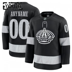Lapsille NHL Los Angeles Kings Pelipaita Custom Fanatics Premium 2025-26 Kolmas Musta