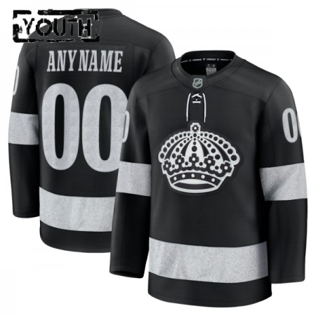 Lapsille NHL Los Angeles Kings Pelipaita Custom Fanatics Premium 2025-26 Kolmas Musta