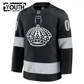 Lapsille NHL Los Angeles Kings Pelipaita Custom Fanatics Premium 2025-26 Kolmas Musta