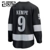 Lapsille NHL Los Angeles Kings Pelipaita Fanatics Premium Adrian Kempe 2025-26 Kolmas Musta