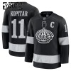 Lapsille NHL Los Angeles Kings Pelipaita Fanatics Premium Anze Kopitar 2025-26 Kolmas Musta