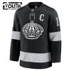 Lapsille NHL Los Angeles Kings Pelipaita Fanatics Premium Anze Kopitar 2025-26 Kolmas Musta