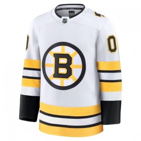Miehille NHL Boston Bruins Pelipaita Custom Fanatics Premium 2025-26 vieras Valkoinen