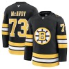 Miehille NHL Boston Bruins Pelipaita Fanatics Premium Charlie Mcavoy 2025-26 koti Musta