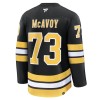 Miehille NHL Boston Bruins Pelipaita Fanatics Premium Charlie Mcavoy 2025-26 koti Musta