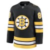 Miehille NHL Boston Bruins Pelipaita Fanatics Premium David Pastrnak 2025-26 koti Musta