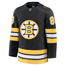 Miehille NHL Boston Bruins Pelipaita Fanatics Premium David Pastrnak 2025-26 koti Musta