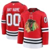 Miehille NHL Chicago Blackhawks Pelipaita Custom Fanatics Centennial Premium 2025-26 Punainen