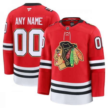 Miehille NHL Chicago Blackhawks Pelipaita Custom Fanatics Centennial Premium 2025-26 Punainen