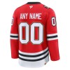 Miehille NHL Chicago Blackhawks Pelipaita Custom Fanatics Centennial Premium 2025-26 Punainen
