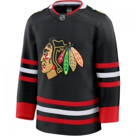 Miehille NHL Chicago Blackhawks Pelipaita Custom Fanatics Premium 2025-26 Kolmas Musta