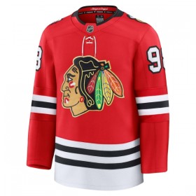 Miehille NHL Chicago Blackhawks Pelipaita Fanatics Centennial Premium Connor Bedard 2025-26 Punainen