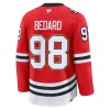 Miehille NHL Chicago Blackhawks Pelipaita Fanatics Centennial Premium Connor Bedard 2025-26 Punainen