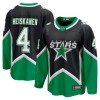 Miehille NHL Dallas Stars Pelipaita Fanatics Premium Miro Heiskanen 2025-26 Kolmas Musta