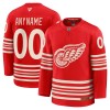 Miehille NHL Detroit Red Wings Pelipaita Custom Fanatics Centennial Premium 2025-26 Punainen