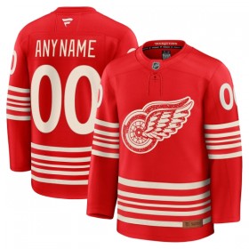 Miehille NHL Detroit Red Wings Pelipaita Custom Fanatics Centennial Premium 2025-26 Punainen