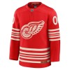 Miehille NHL Detroit Red Wings Pelipaita Custom Fanatics Centennial Premium 2025-26 Punainen