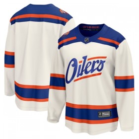 Miehille NHL Edmonton Oilers Pelipaita Custom Fanatics Premium 2025-26 Kolmas Valkoinen