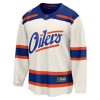 Miehille NHL Edmonton Oilers Pelipaita Custom Fanatics Premium 2025-26 Kolmas Valkoinen
