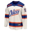 Miehille NHL Edmonton Oilers Pelipaita Fanatics Premium Ryan Nugent-Hopkins 2025-26 Kolmas Valkoinen
