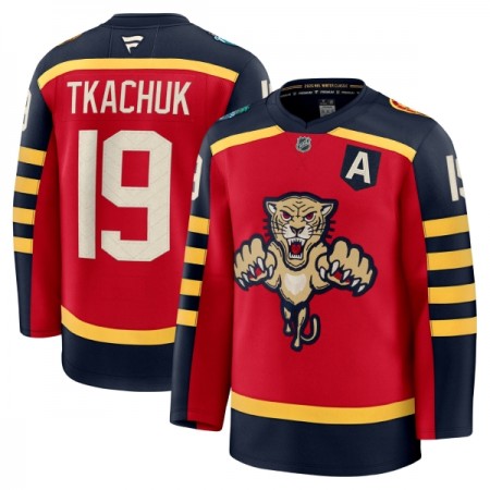 Miehille NHL Florida Panthers Pelipaita Fanatics Premium Matthew Tkachuk 2025-26 Winter Classic Punainen