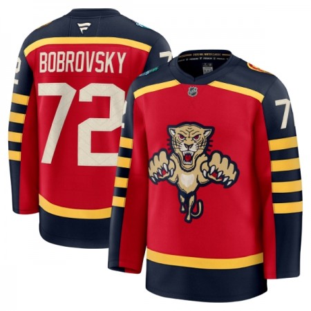 Miehille NHL Florida Panthers Pelipaita Fanatics Premium Sergei Bobrovsky 2025-26 Winter Classic Punainen