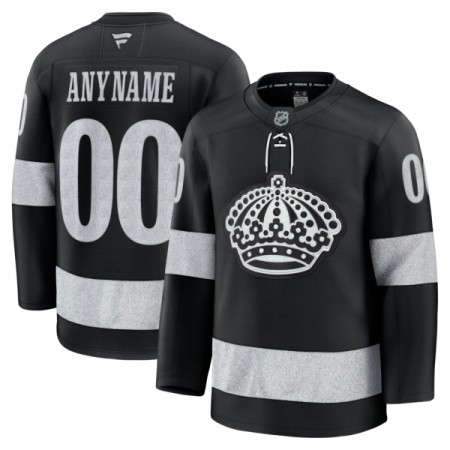 Miehille NHL Los Angeles Kings Pelipaita Custom Fanatics Premium 2025-26 Kolmas Musta