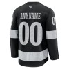 Miehille NHL Los Angeles Kings Pelipaita Custom Fanatics Premium 2025-26 Kolmas Musta