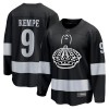 Miehille NHL Los Angeles Kings Pelipaita Fanatics Premium Adrian Kempe 2025-26 Kolmas Musta
