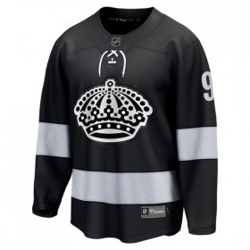 Miehille NHL Los Angeles Kings Pelipaita Fanatics Premium Adrian Kempe 2025-26 Kolmas Musta