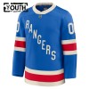 Lapsille NHL New York Rangers Pelipaita Custom Fanatics Centennial Premium 2025-26 Sininen