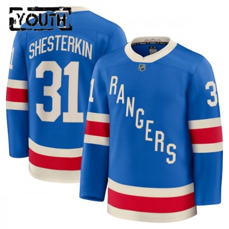 Lapsille NHL New York Rangers Pelipaita Fanatics Centennial Premium Igor Shesterkin 2025-26 Sininen