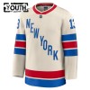 Lapsille NHL New York Rangers Pelipaita Fanatics Premium Alexis Lafreniere 2025-26 Winter Classic Valkoinen
