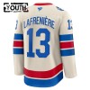 Lapsille NHL New York Rangers Pelipaita Fanatics Premium Alexis Lafreniere 2025-26 Winter Classic Valkoinen