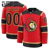 Lapsille NHL Ottawa Senators Pelipaita Custom Fanatics Premium 2025-26 Kolmas Punainen