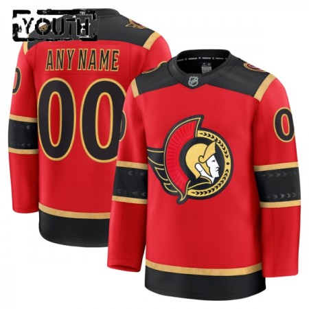 Lapsille NHL Ottawa Senators Pelipaita Custom Fanatics Premium 2025-26 Kolmas Punainen