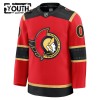 Lapsille NHL Ottawa Senators Pelipaita Custom Fanatics Premium 2025-26 Kolmas Punainen