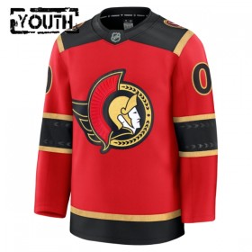 Lapsille NHL Ottawa Senators Pelipaita Custom Fanatics Premium 2025-26 Kolmas Punainen