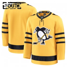 Lapsille NHL Pittsburgh Penguins Pelipaita Custom Fanatics Premium 2025-26 Kolmas Gold