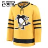 Lapsille NHL Pittsburgh Penguins Pelipaita Custom Fanatics Premium 2025-26 Kolmas Gold