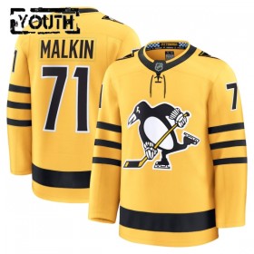 Lapsille NHL Pittsburgh Penguins Pelipaita Fanatics Premium Evgeni Malkin 2025-26 Kolmas Gold